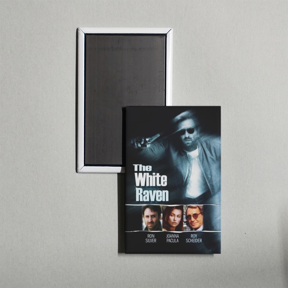 The White Raven Mini Movie Fridge Magnet