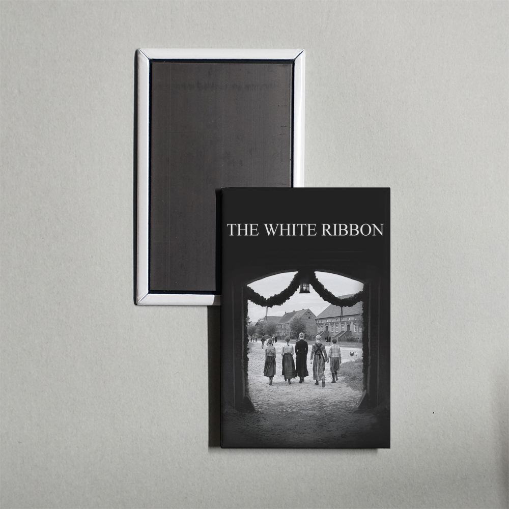 The White Ribbon Mini Movie Fridge Magnet