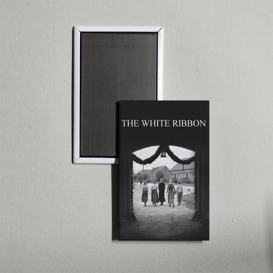 The White Ribbon Mini Movie Fridge Magnet
