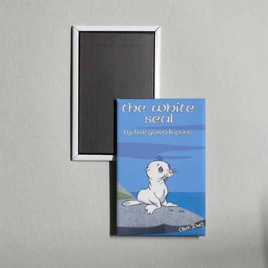The White Seal Mini Movie Fridge Magnet