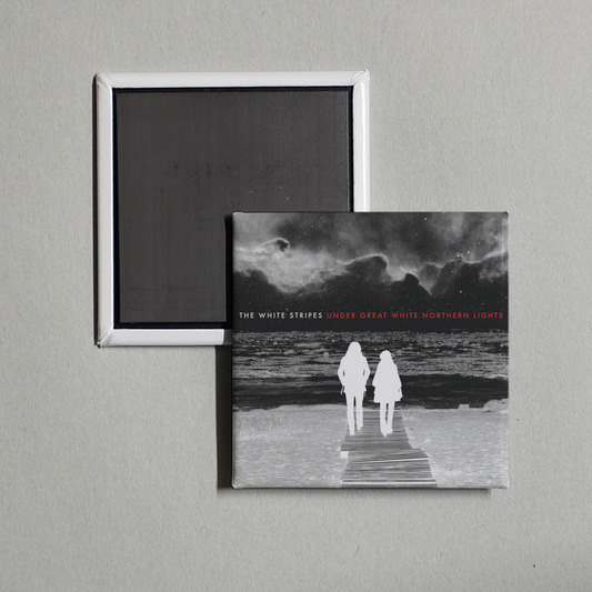 The White Stripes - Under Great White Northern Lights (Live) Album Cover Fridge Magnet