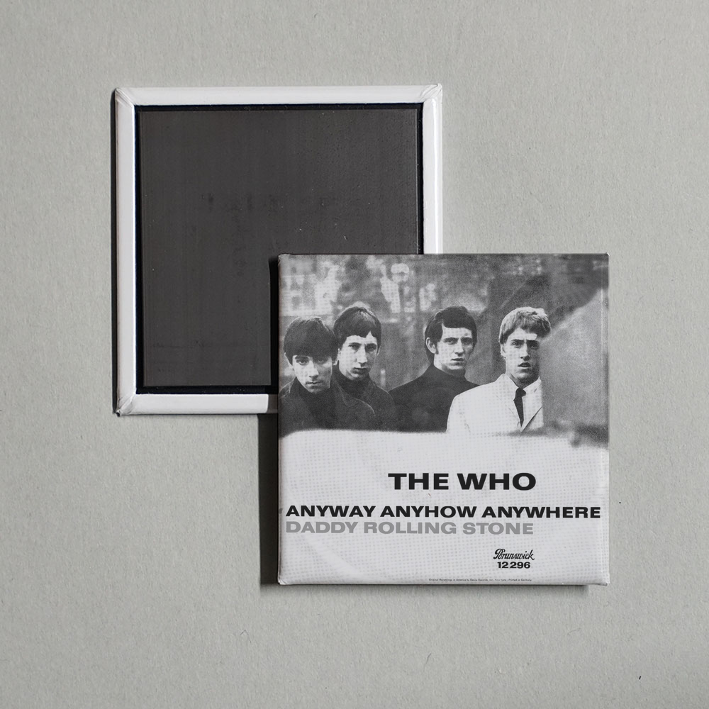 The Who - Anyway Anyhow Anywhere Album Cover Fridge Magnet