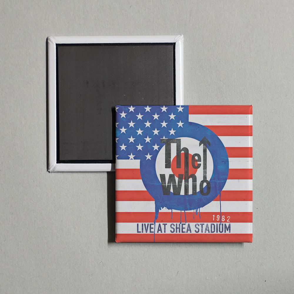 The Who - Live at Shea Stadium 1982 Album Cover Fridge Magnet