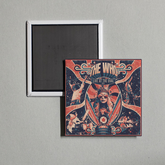 The Who - Live at The Oval 1971 Album Cover Fridge Magnet