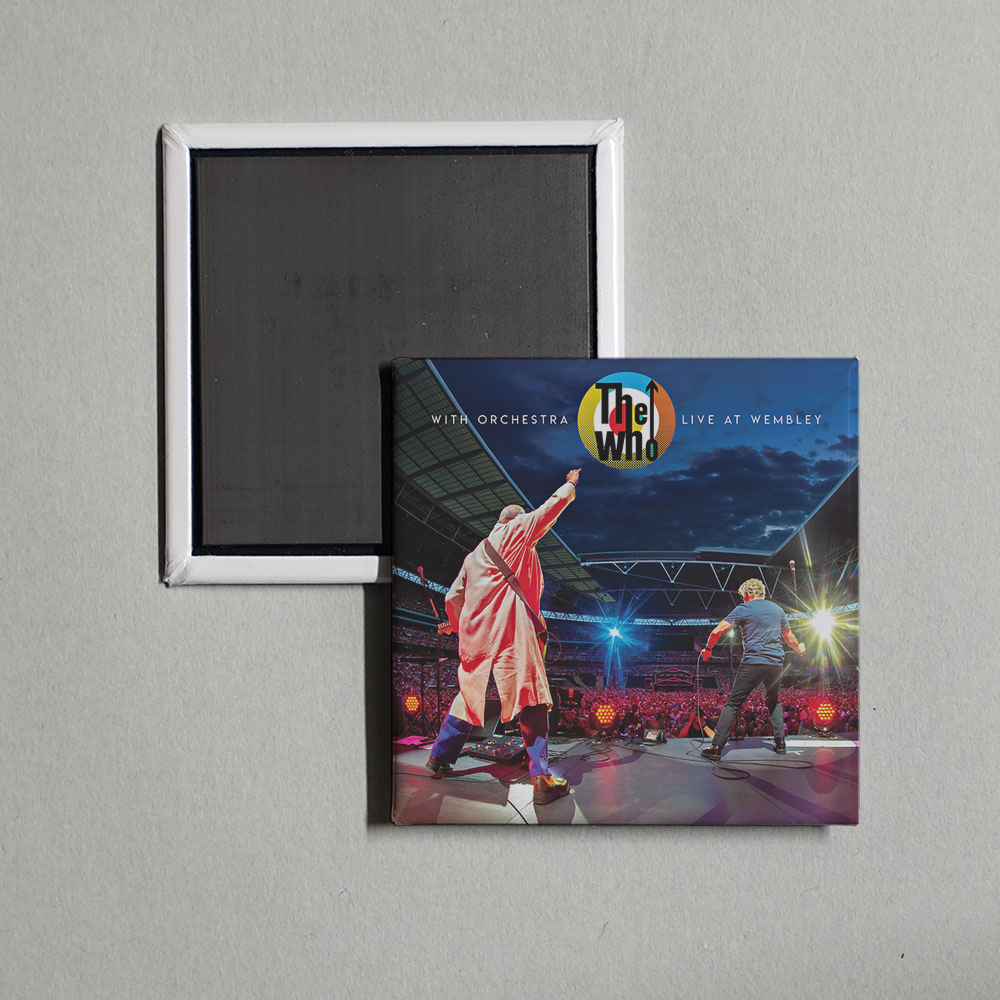 The Who - Live at Wembley Album Cover Fridge Magnet