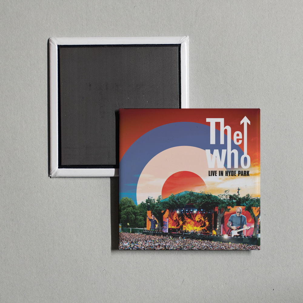 The Who - Live in Hyde Park Album Cover Fridge Magnet