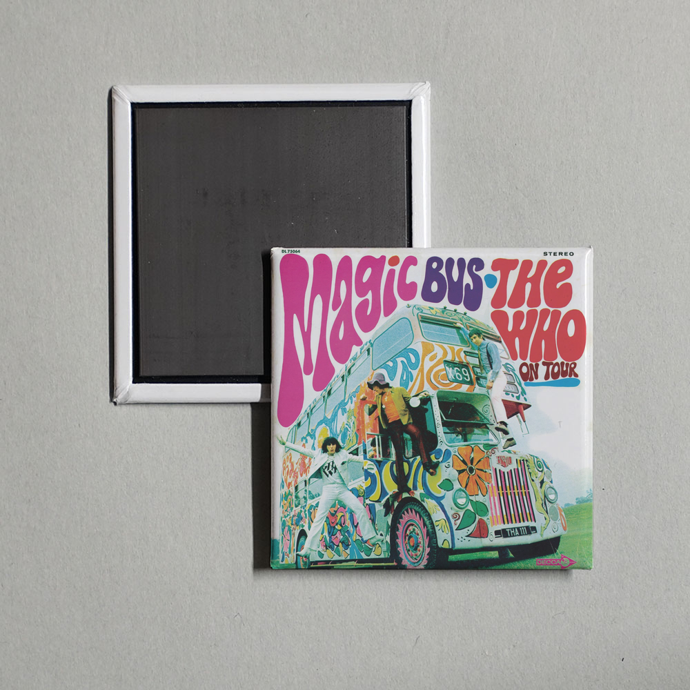 The Who - Magic Bus Album Cover Fridge Magnet