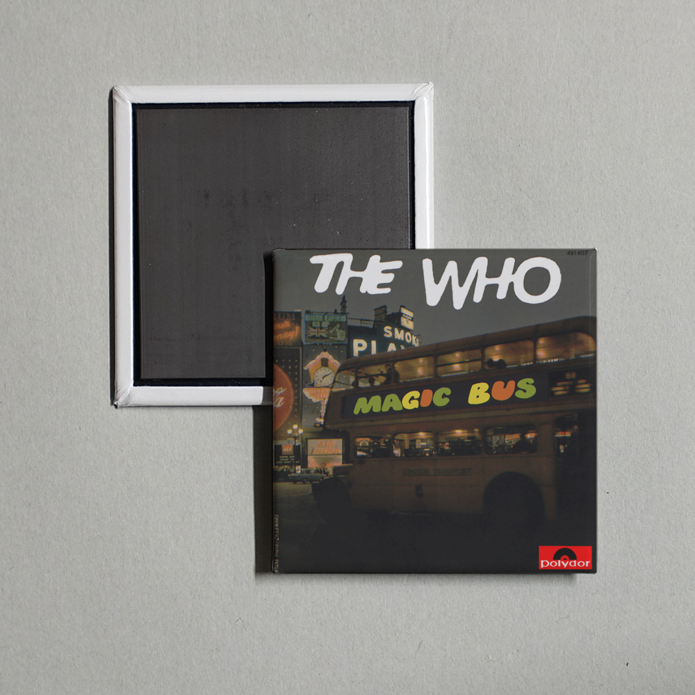 The Who - Magic Bus [Single] Album Cover Fridge Magnet