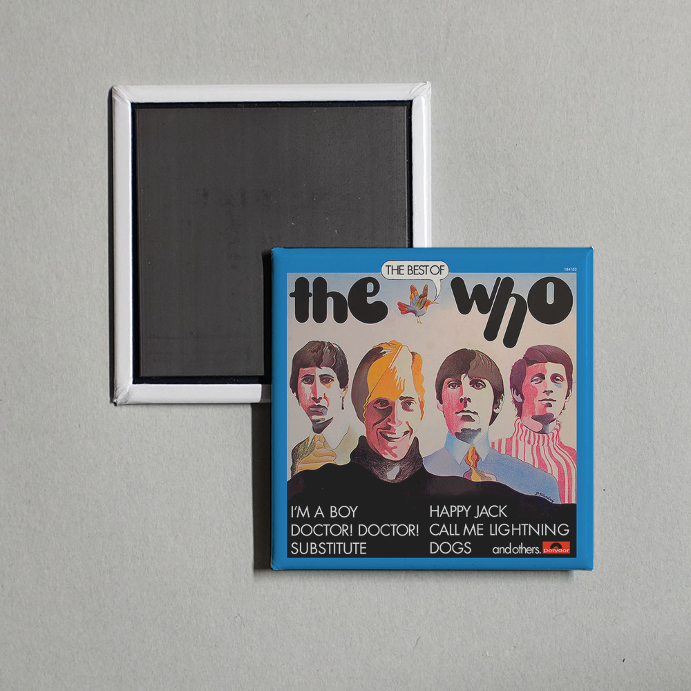 The Who - The Best of The Who Album Cover Fridge Magnet
