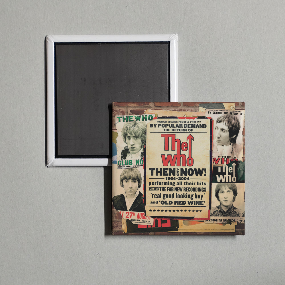 The Who - Then and Now Album Cover Fridge Magnet