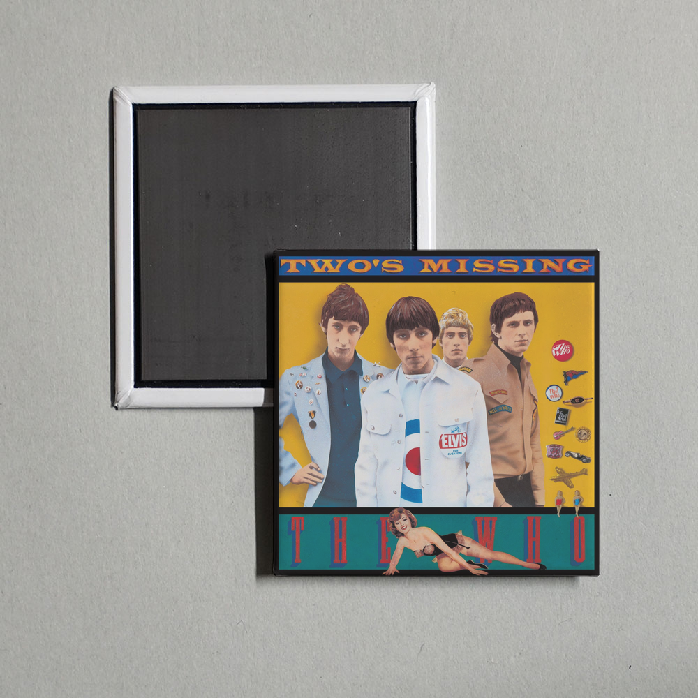The Who - Two's Missing Album Cover Fridge Magnet