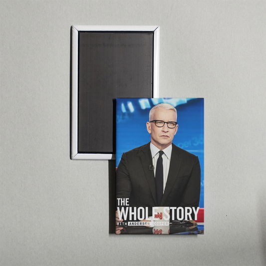 The Whole Story with Anderson Cooper TV Show Fridge Magnet