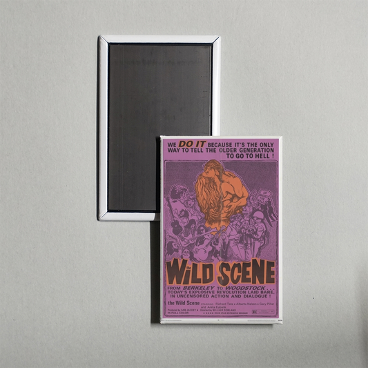 The Wild Scene Mini Movie Fridge Magnet