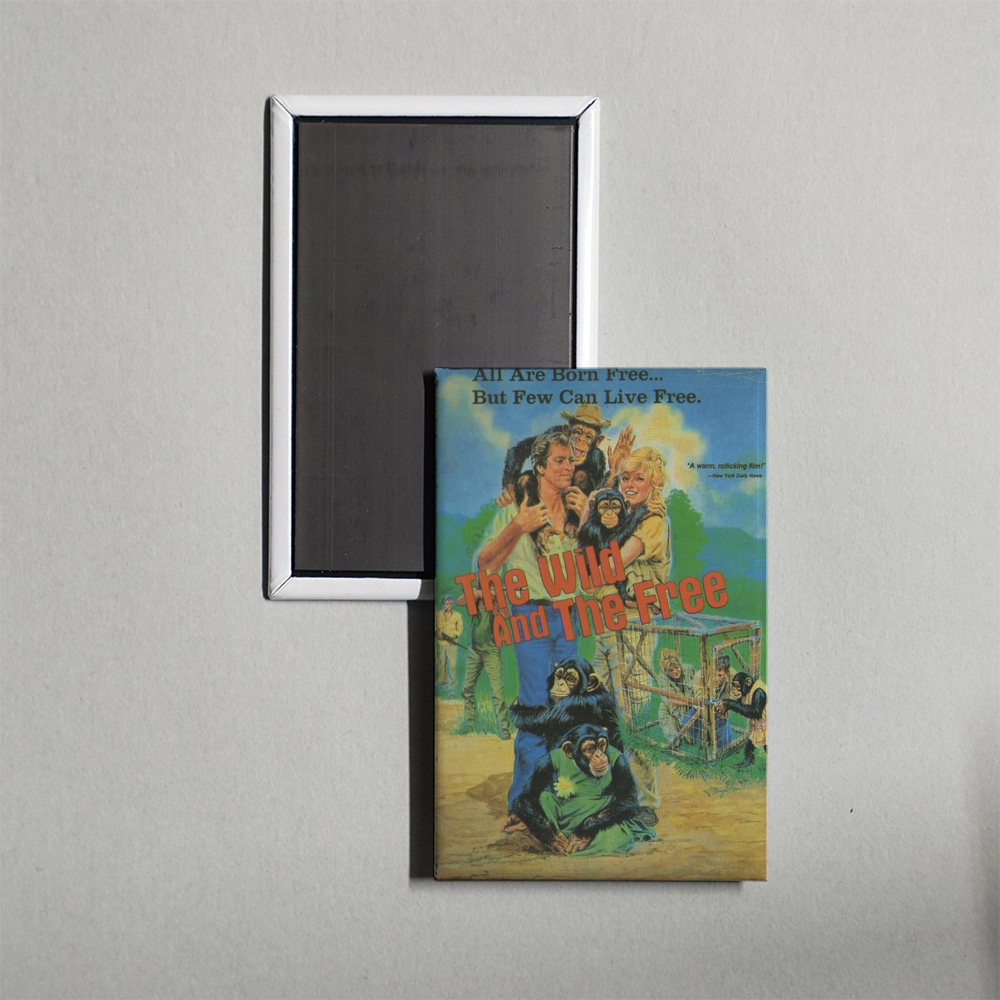 The Wild and the Free Mini Movie Fridge Magnet