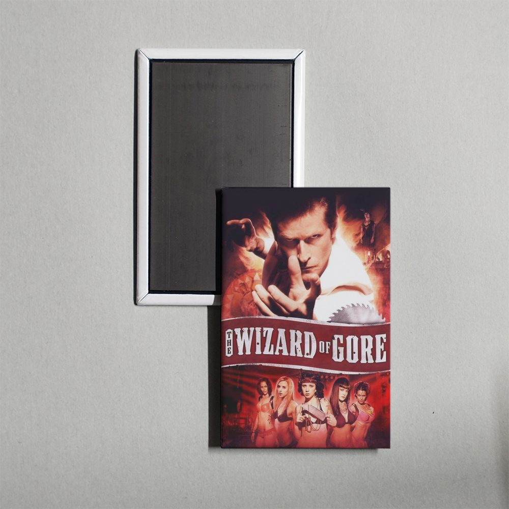 The Wizard of Gore Mini Movie Fridge Magnet