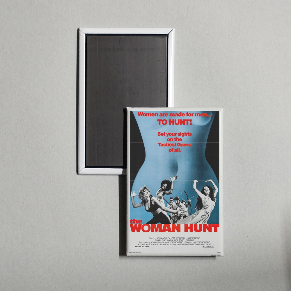 The Woman Hunt Mini Movie Fridge Magnet