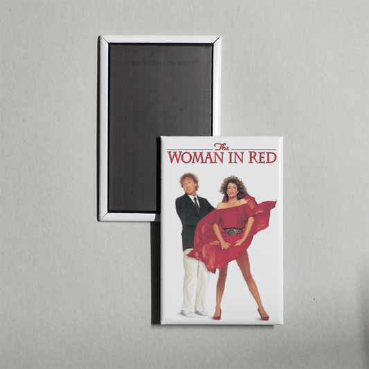 The Woman in Red Mini Movie Fridge Magnet