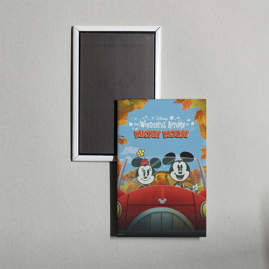 The Wonderful Autumn of Mickey Mouse Mini Movie Fridge Magnet