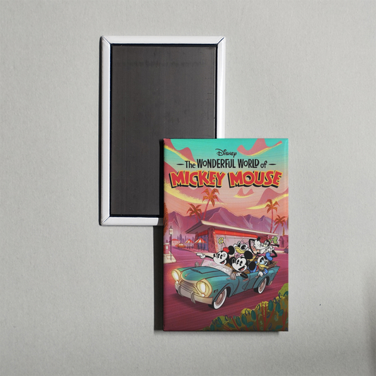 The Wonderful World of Mickey Mouse TV Show Fridge Magnet