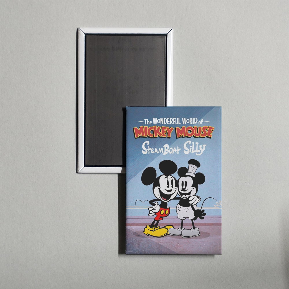 The Wonderful World of Mickey Mouse Steamboat Silly Mini Movie Fridge Magnet