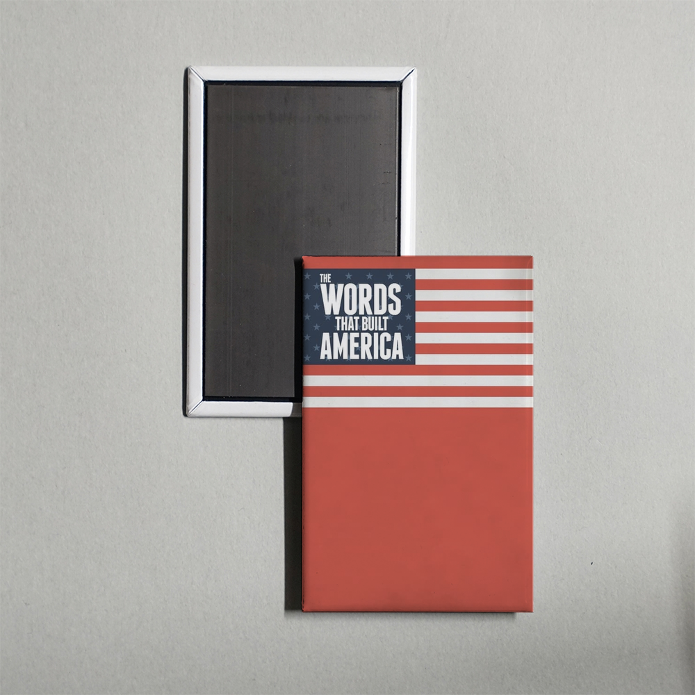 The Words That Built America Mini Movie Fridge Magnet