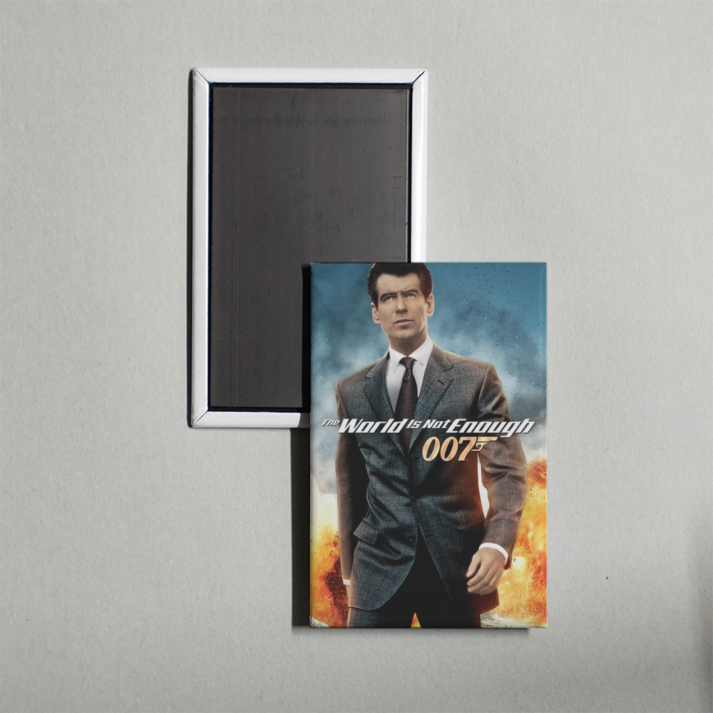 The World Is Not Enough Mini Movie Fridge Magnet