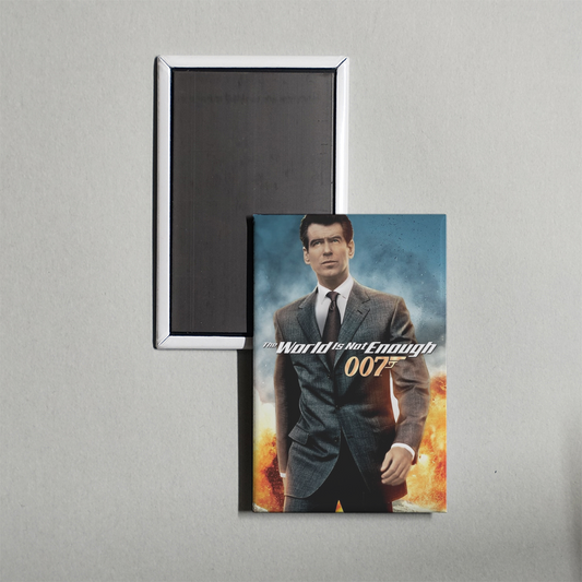 The World Is Not Enough Mini Movie Fridge Magnet