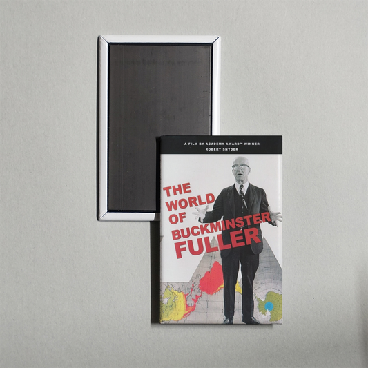 The World of Buckminster Fuller Mini Movie Fridge Magnet