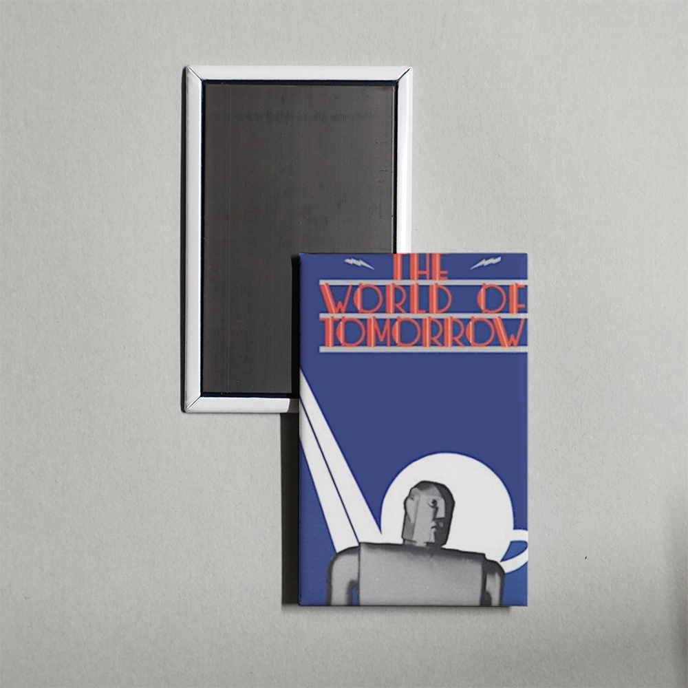 The World of Tomorrow Mini Movie Fridge Magnet