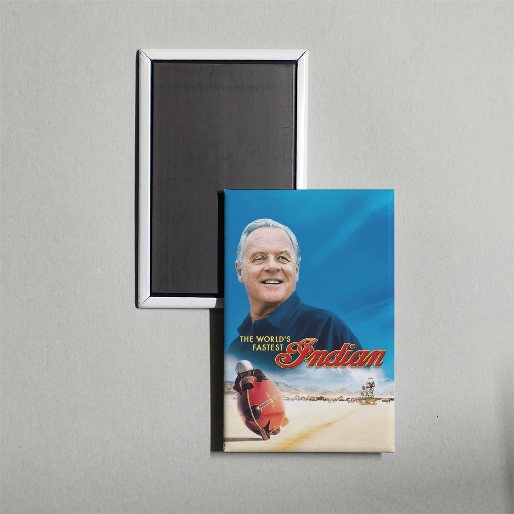 The World's Fastest Indian Mini Movie Fridge Magnet