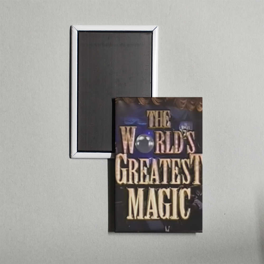 The World's Greatest Magic TV Show Fridge Magnet