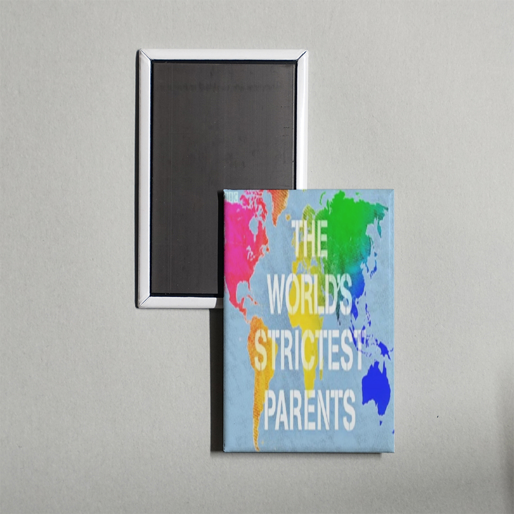 The World's Strictest Parents TV Show Fridge Magnet