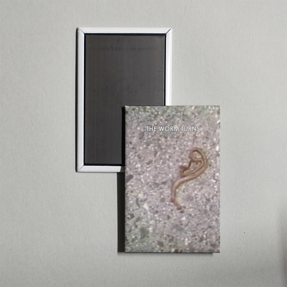 The Worm Turns Mini Movie Fridge Magnet