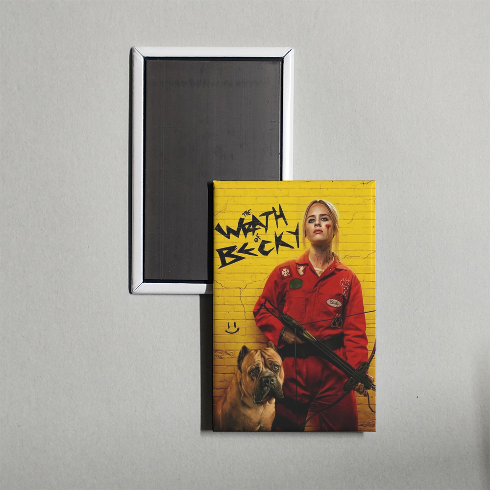 The Wrath of Becky Mini Movie Fridge Magnet