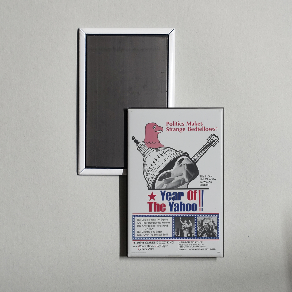 The Year of the Yahoo! Mini Movie Fridge Magnet