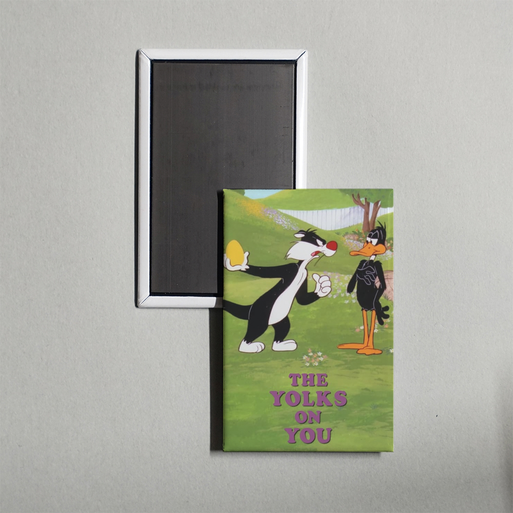 The Yolks on You Mini Movie Fridge Magnet