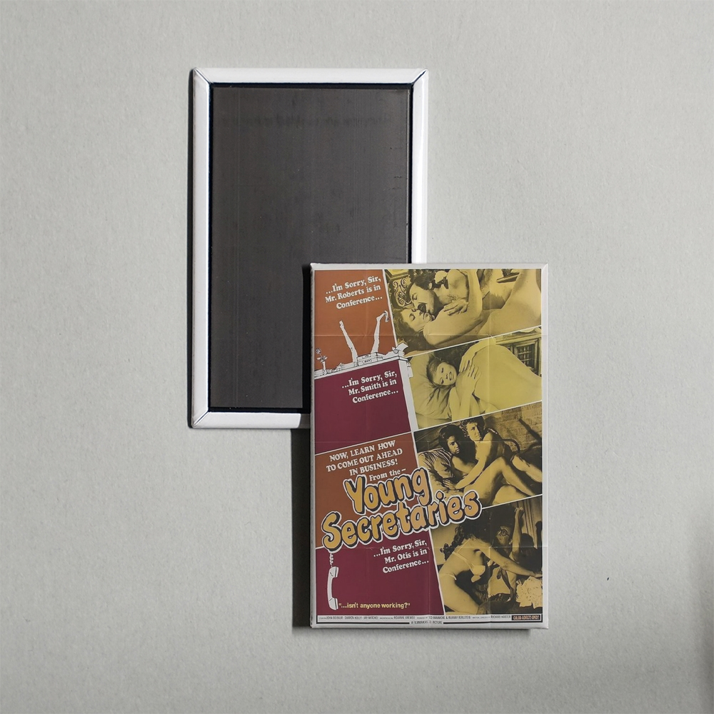 The Young Secretaries Mini Movie Fridge Magnet