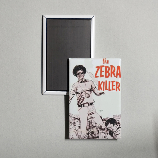 The Zebra Killer Mini Movie Fridge Magnet