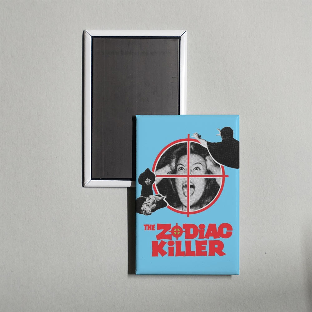 The Zodiac Killer Mini Movie Fridge Magnet