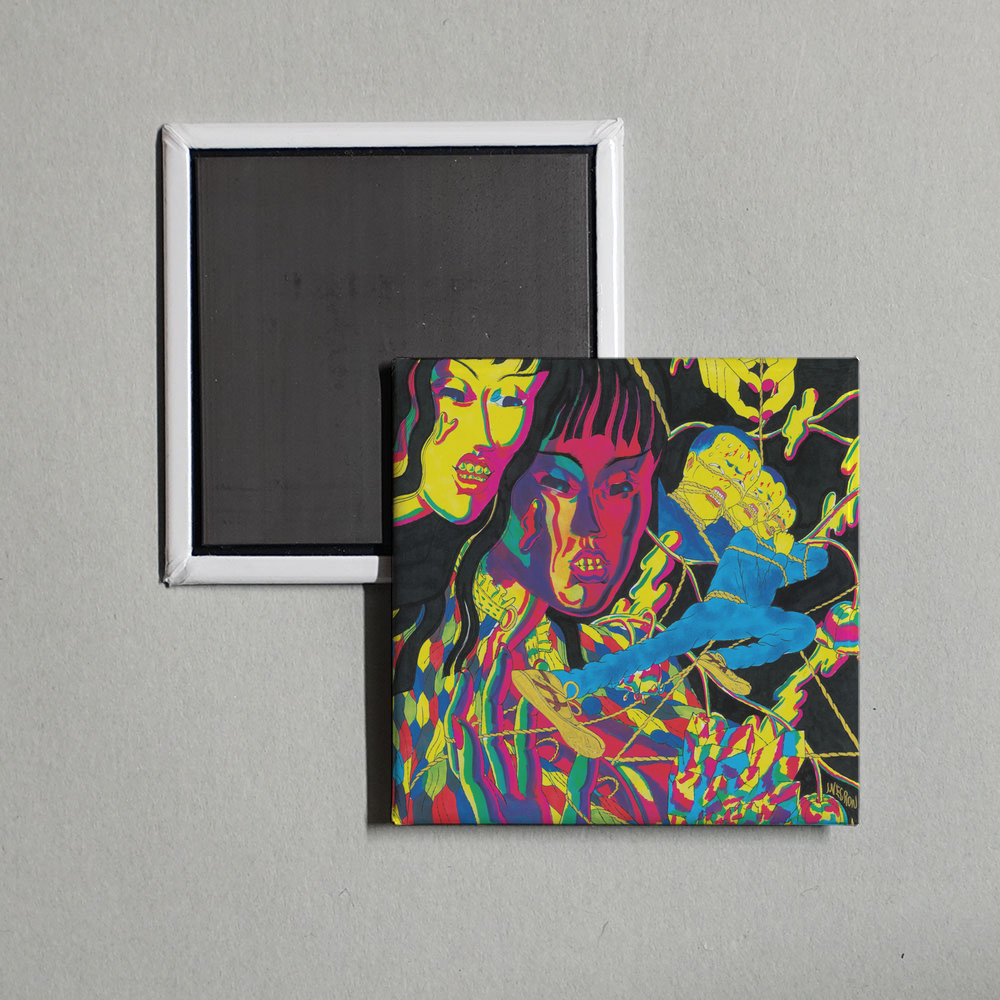 Thee Oh Sees - Drop Album Cover Fridge Magnet