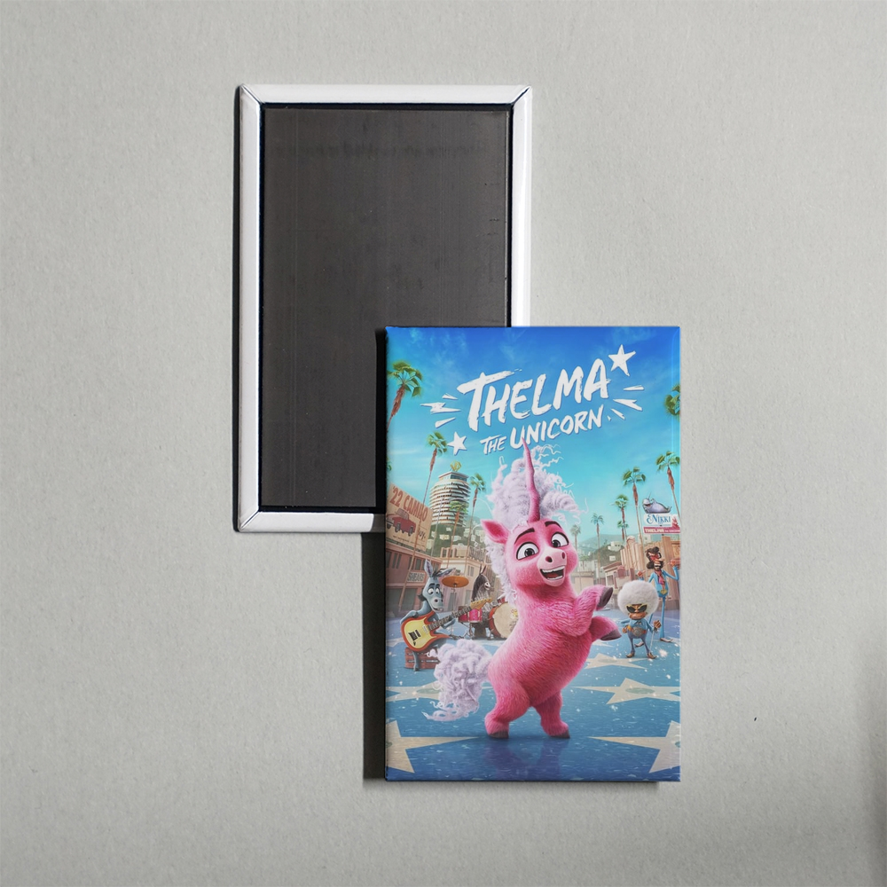 Thelma the Unicorn Mini Movie Fridge Magnet