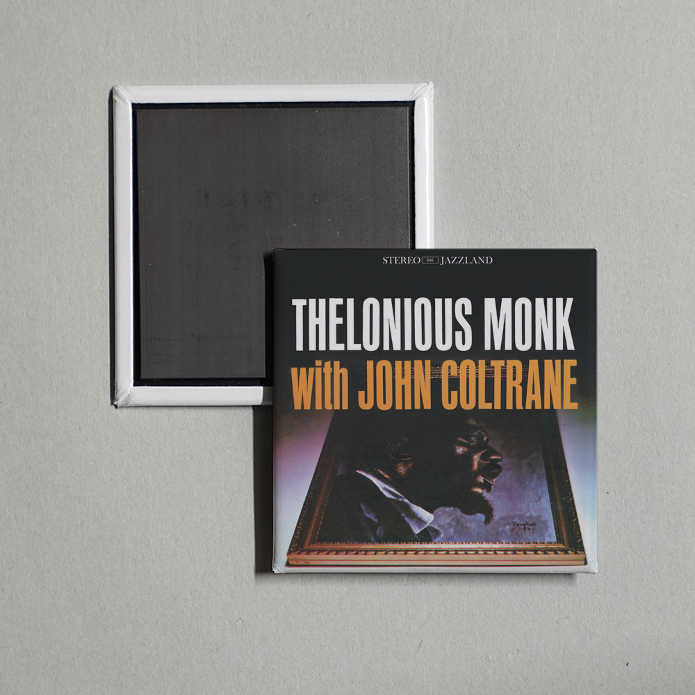 Thelonious Monk - Thelonious Monk with John Coltrane (OJC Remaster) Album Cover Fridge Magnet