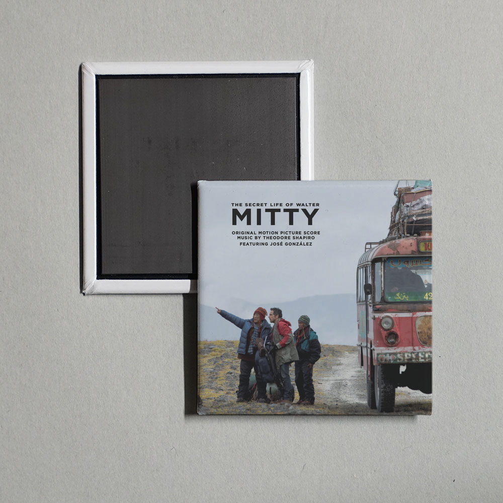 Theodore Shapiro - The Secret Life of Walter Mitty (Original Motion Picture Score) Album Cover Fridge Magnet