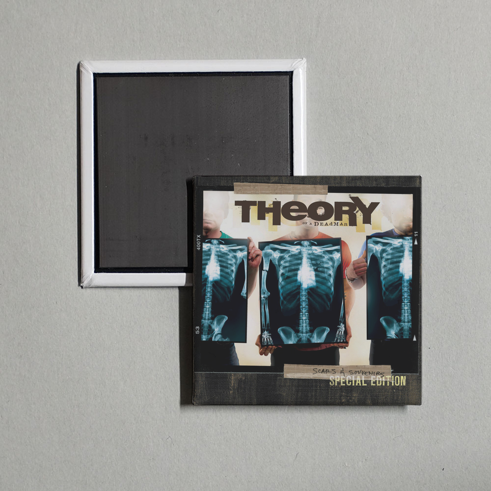 Theory of a Deadman - Scars & Souvenirs (Special Edition) Album Cover Fridge Magnet