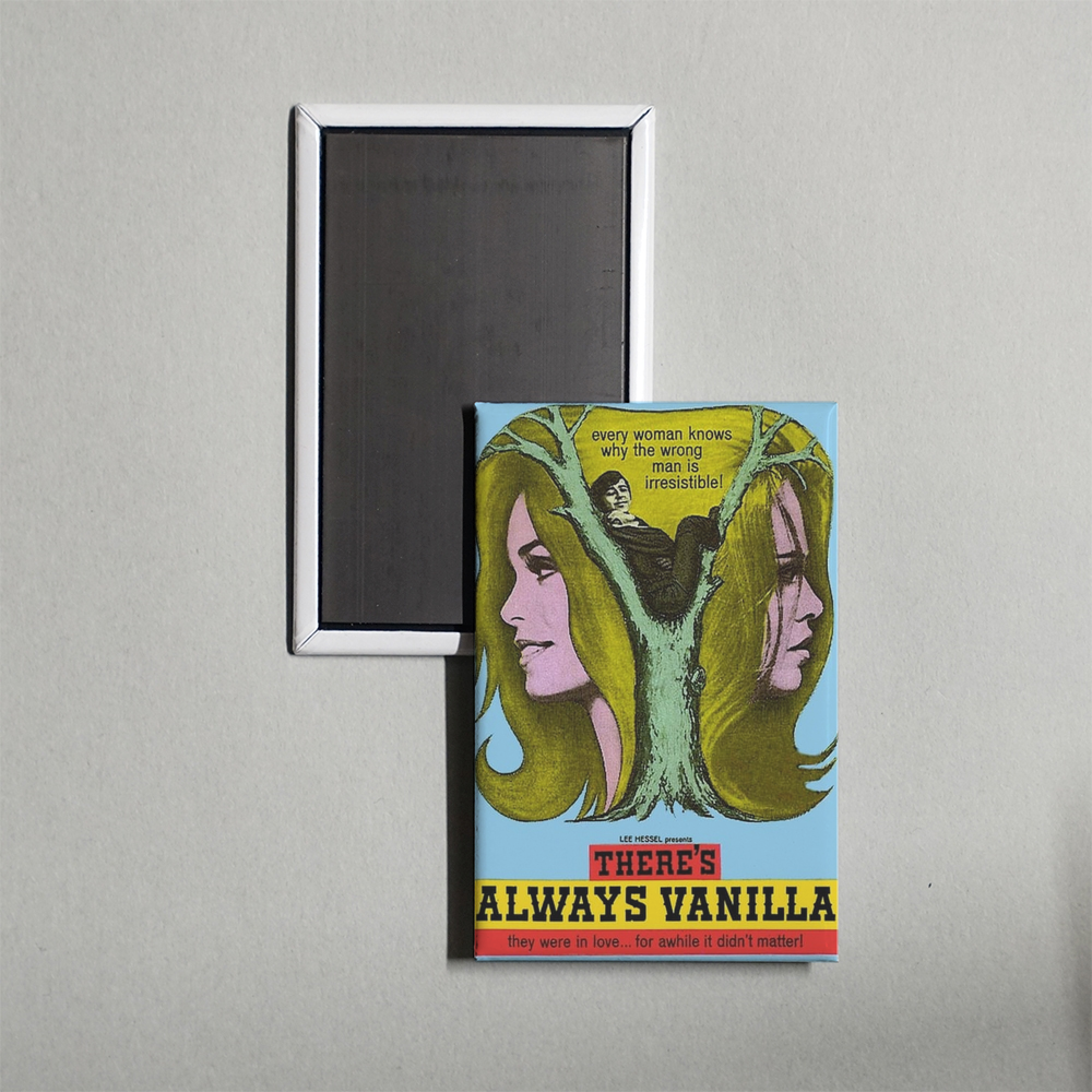 There's Always Vanilla Mini Movie Fridge Magnet
