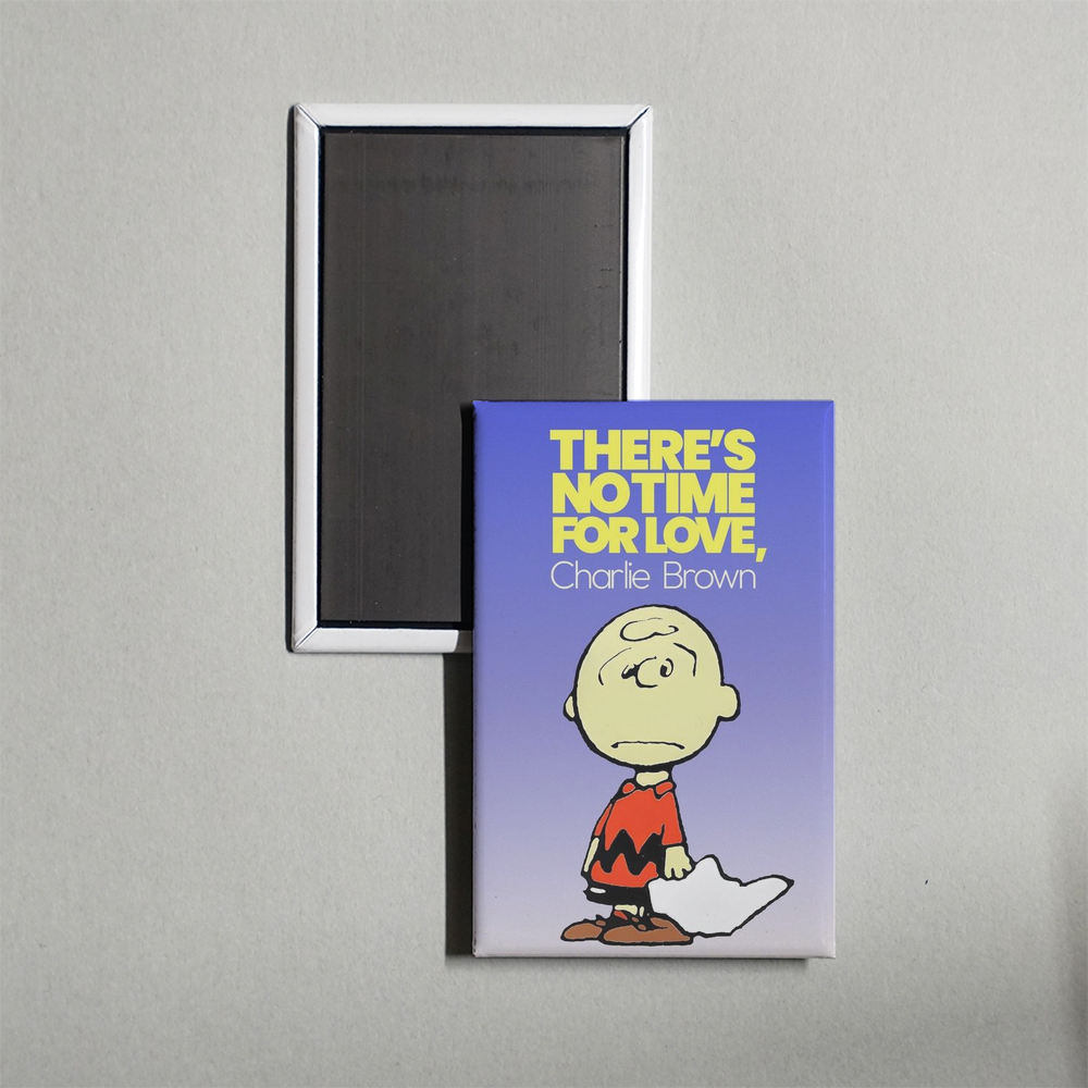 There's No Time for Love, Charlie Brown Mini Movie Fridge Magnet