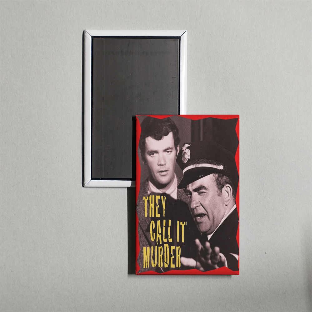 They Call It Murder Mini Movie Fridge Magnet