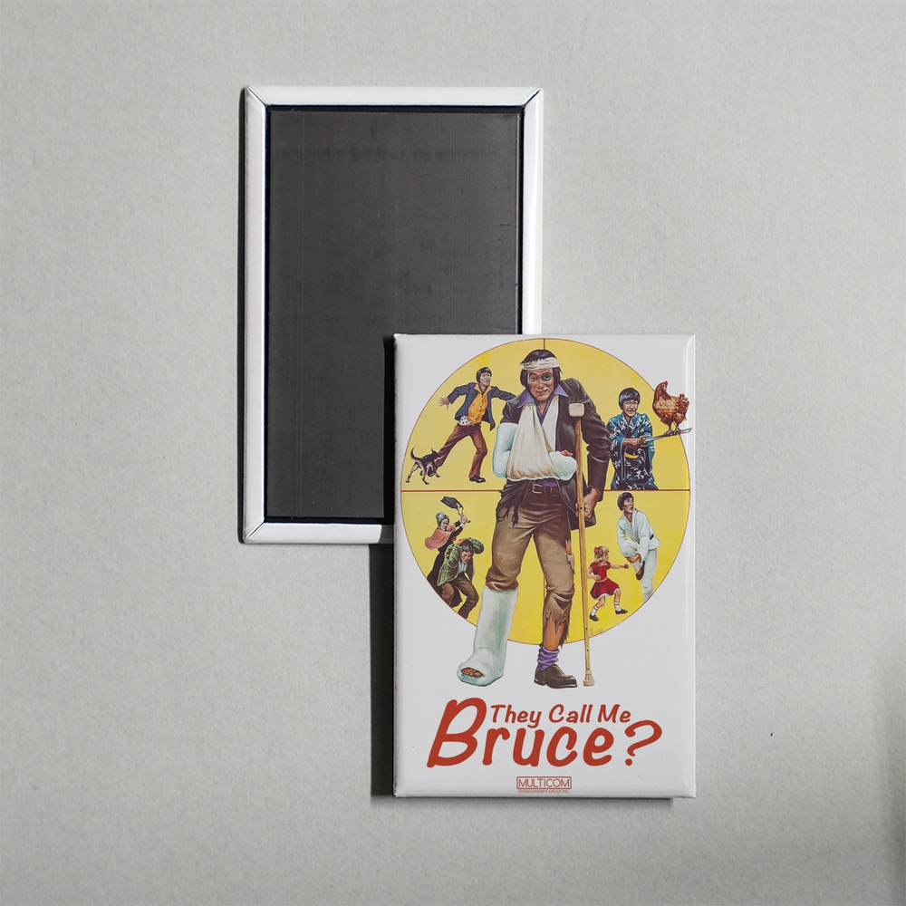 They Call Me Bruce Mini Movie Fridge Magnet
