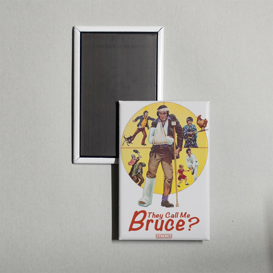 They Call Me Bruce Mini Movie Fridge Magnet