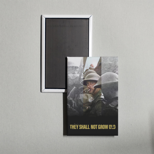 They Shall Not Grow Old Mini Movie Fridge Magnet